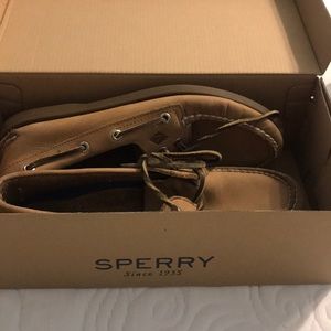 Men’s Sperry Top-Siders Tan Size 6.5